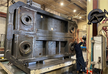 Large Weldment with Machining